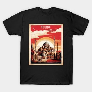 Edirne Turkey Sunset Vintage Retro Travel Tourism T-Shirt